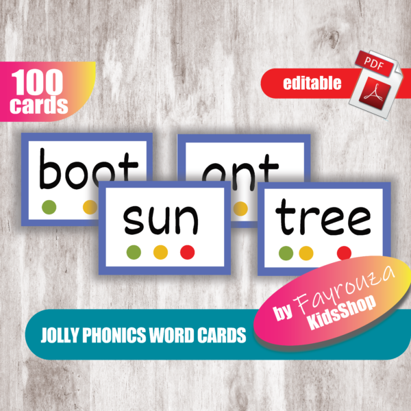 Jolly phonics reading cards