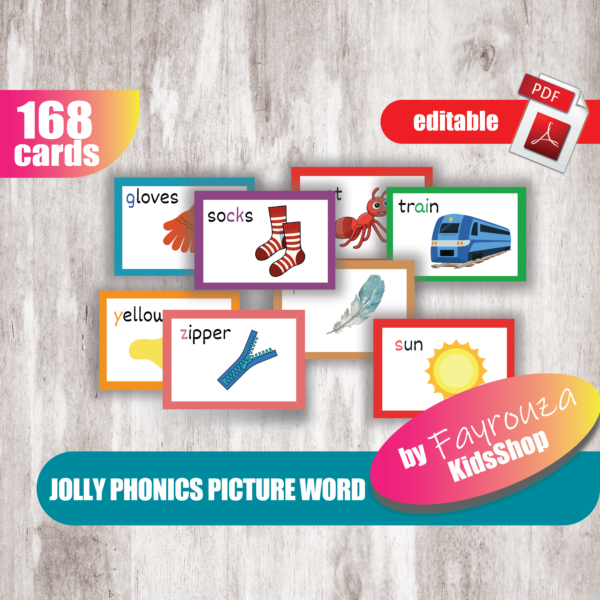 Jolly phonics picture word