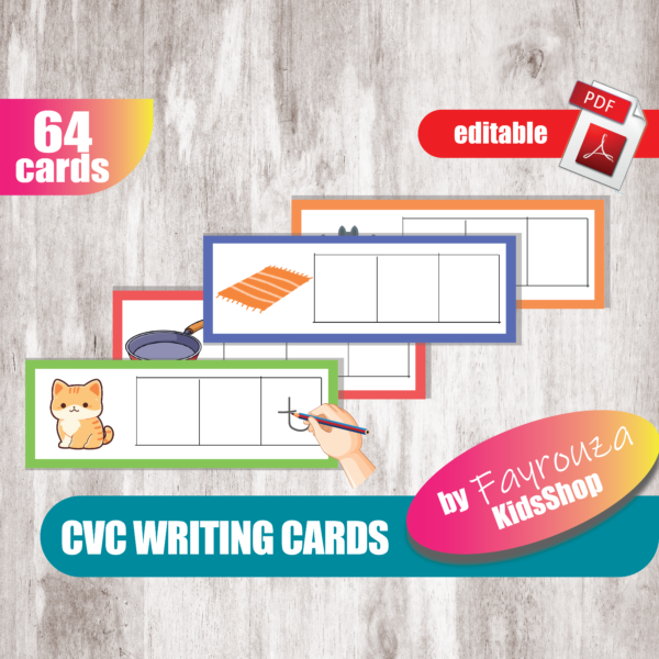 CVC writing cards