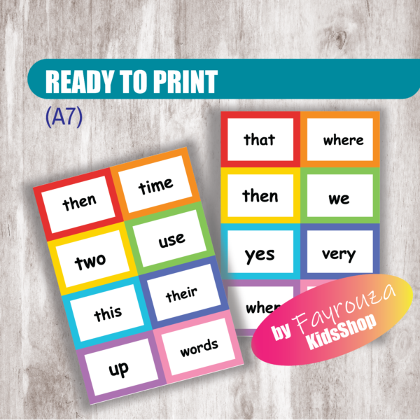 Sight Words Flash Cards - Image 2