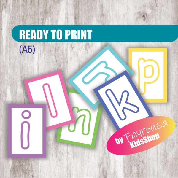 English letters Playdough Mats - Image 2