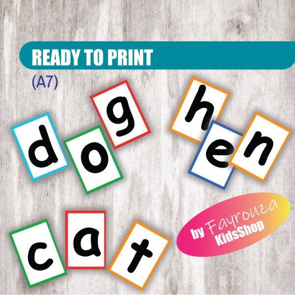 Small English letters  Flash Cards - Image 3