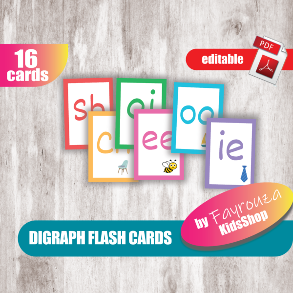 Digraph Flash Cards